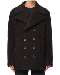 Dolce & Gabbana - Double-Breasted Melange Coat - Lyst