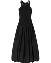 Pinko - Balloon Skirt Midi Dress - Lyst