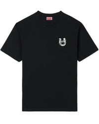 KENZO - 'Lunar New Year' Embroidered T-Shirt - Lyst