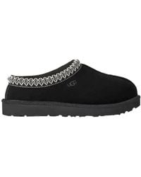 UGG - Tasman Ii Braided-Trim Suede Slippers - Lyst