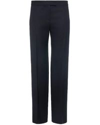 KHAITE - Callen Virgin Wool Blend Straight Pants - Lyst