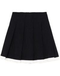 ShuShu/Tong - Shushu/Tong Patchwork Lace Wide Pleat Skirt - Lyst