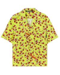 Palm Angels - Cherries Printed Short-Sleeved Shirt - Lyst