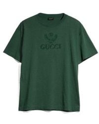 Gucci - Cotton Jersey T-Shirt With Embroidery - Lyst
