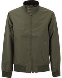 Barbour - Zip-Up Bomber Jacket - Lyst
