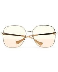 Gucci - Eyewear Round Frame Sunglasses - Lyst