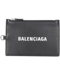 Balenciaga - Cash Logo Strapped Wallet - Lyst