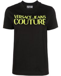 Versace Jeans Couture - Logo Print Short-Sleeve T-Shirt - Lyst
