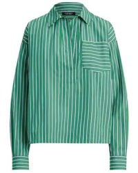Ralph Lauren - Long-Sleeved Striped Shirt - Lyst