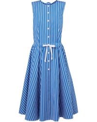 Patou - Striped Cotton Shirt Dress - Lyst