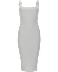 Versace Jeans Couture - Couture Buckled Strap Bodycon Dress - Lyst