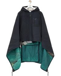 Loewe - Quilted Poncho - Lyst