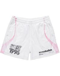 Acne Studios - Casual Graphic Shorts - Lyst