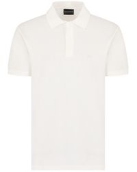Emporio Armani - Travel Essentials Piqué Polo Shirt - Lyst