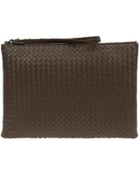 Bottega Veneta - Intrecciato Strap Clutch - Lyst