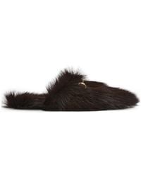 Gucci - Horsebit Flat Mules - Lyst
