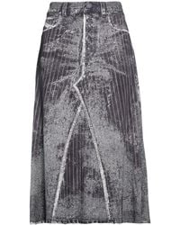 DIESEL - Two-Tone Spliced Umbrella Skirt - Lyst