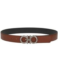Ferragamo - Ferragamo Gancini Reversible Belt - Lyst