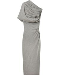 Stella McCartney - One Shoulder Twisted Wrap Dress - Lyst