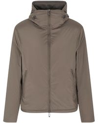 Emporio Armani - Long Sleeved Hooded Jacket - Lyst