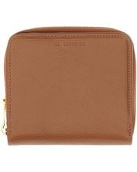 Il Bisonte - Logo Embossed Bi-Fold Wallet - Lyst