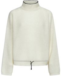 Brunello Cucinelli - Mock Neck Knitted Jumper - Lyst
