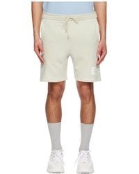 Thom Browne - Mid-Rise Drawstring Track Shorts - Lyst