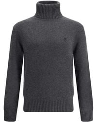 Ami Paris - Ribbed Turtleneck Sweater - Lyst
