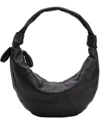 Lemaire - Fortune Croissant Logo Embossed Shoulder Bag - Lyst