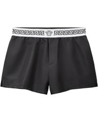Versace - Greca-Border Swim Shorts - Lyst