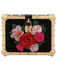 Dolce & Gabbana - Dolce Box Crochet Shoulder Bag - Lyst