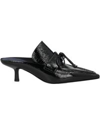 Burberry - Pointed Toe Low Heel Mules - Lyst