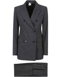 Aspesi - Double-Breasted Suit - Lyst