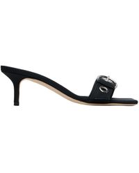 Aeyde - Ilvy Eyelet Grosgrain High Heel Sandals - Lyst