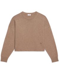 Celine - Long-Sleeved Round Neck Sweater - Lyst