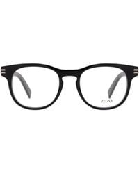 ZEGNA - Oval Frame Glasses - Lyst