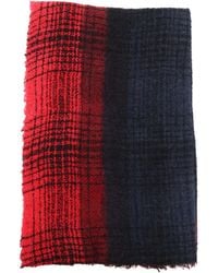 Faliero Sarti - Checked Frayed-Edge Scarf - Lyst