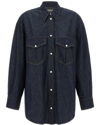KHAITE - Long Sleeve Buttoned Shrit - Lyst