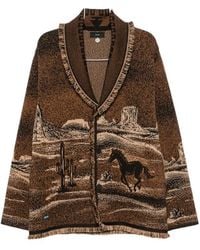 Alanui - Landscape-Pattern Fringed Jacket - Lyst