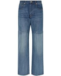 Wales Bonner - Chance Frayed Straight-Leg Jeans - Lyst