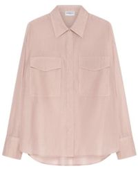 Marella - Cotton And Silk Voile Shirt - Lyst