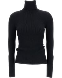Junya Watanabe - Turtleneck Knitted Jumper - Lyst
