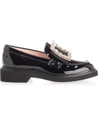 Roger Vivier - Embellished Slip-On Loafers - Lyst