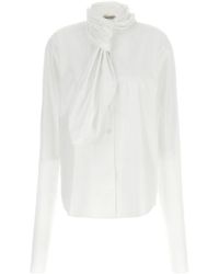 Alberta Ferretti - Lavallière Collar Shirt - Lyst