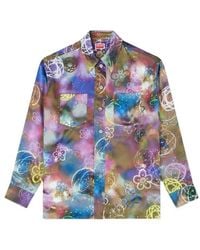 KENZO - X Futura 2000' Workwear Graffiti Printed Shirt - Lyst