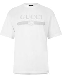 Gucci - Crew Neck Short Sleeve Tee - Lyst