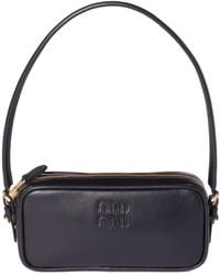 Miu Miu - Zipper Shoulder Bag - Lyst