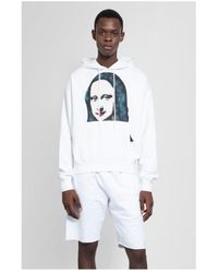 Off-White c/o Virgil Abloh Black Monalisa Sweatshirt for Men Off-White c/o Virgil Abloh Black Monalisa Sweatshirt for Men