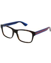 Gucci - Eyewear Rectangular Frame Glasses - Lyst