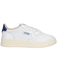 Autry - Low-Top Sneakers With Perforated Detailing And Embroidered Branding - Lyst